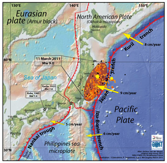 Tohoku M9.0 2011 Map