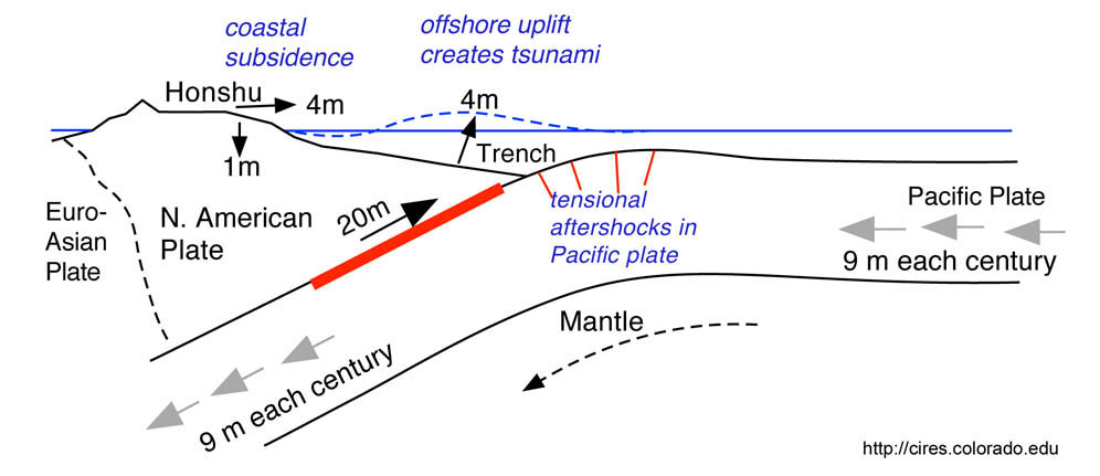 Tohoku M9.0 2011 Japan Trench